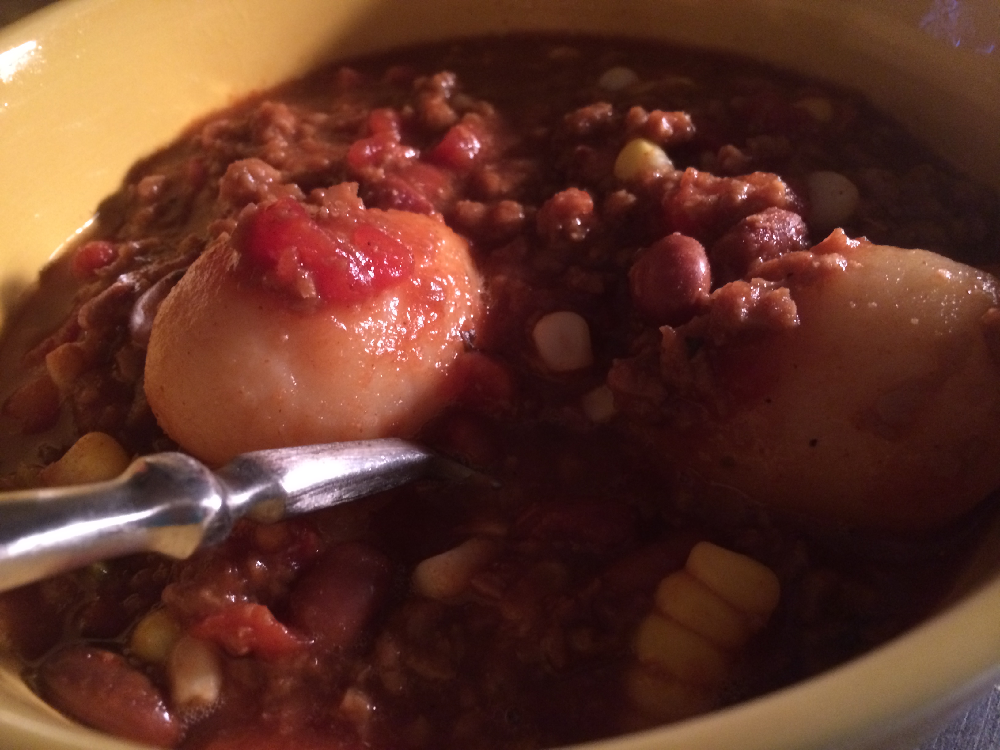 CrockPot Monday Vegetarian Cowboy Stew.
