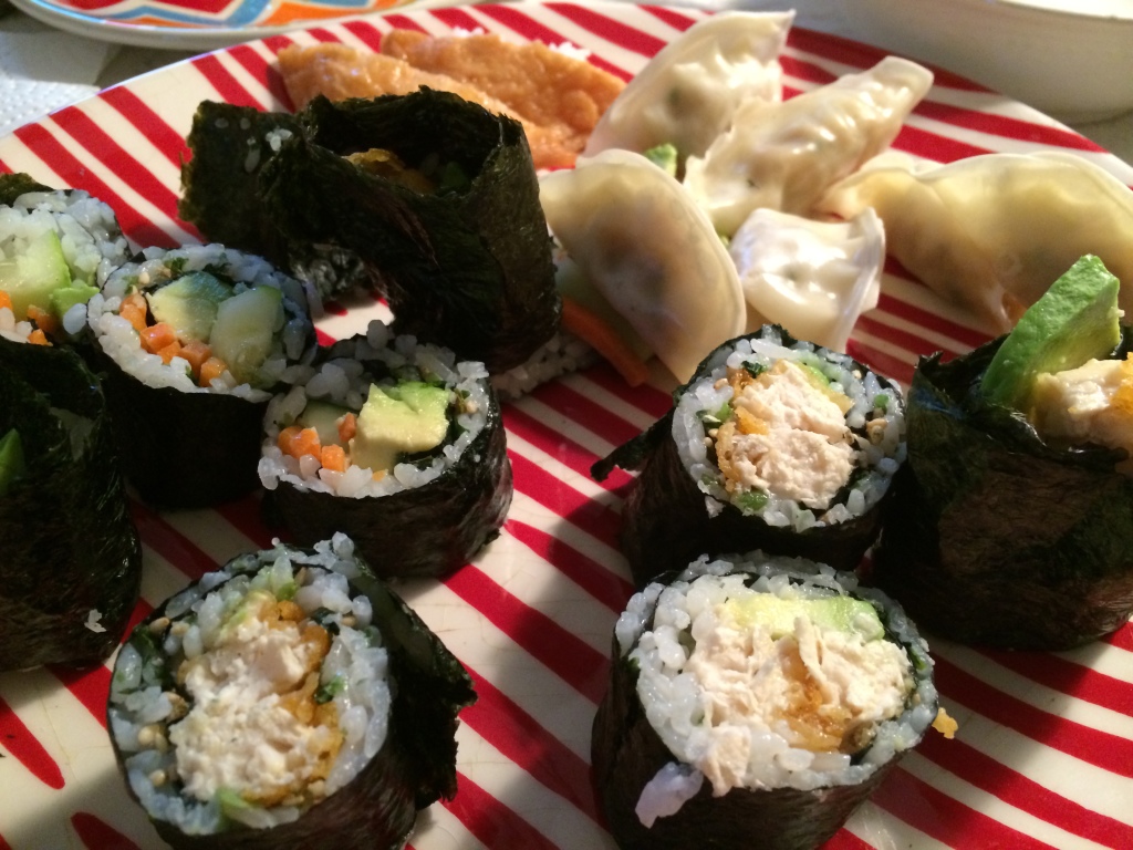 Vegetable Sushi.
