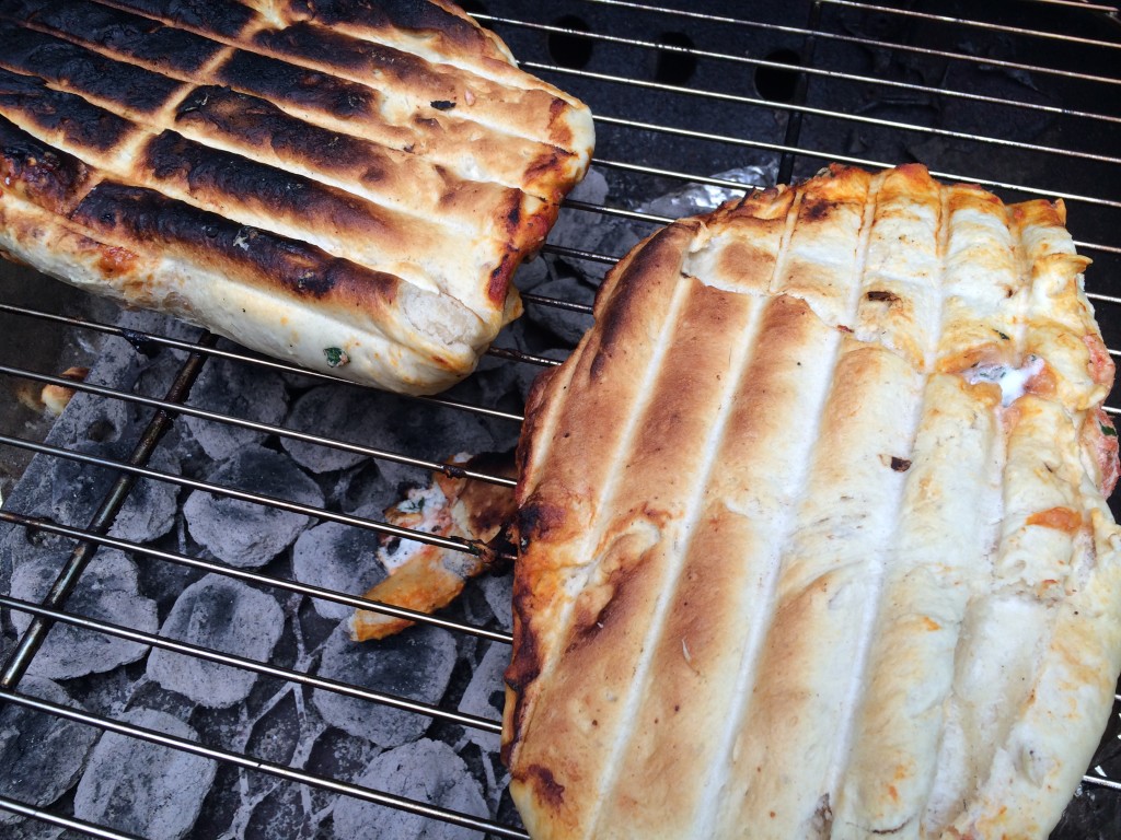 calzones-on-grill