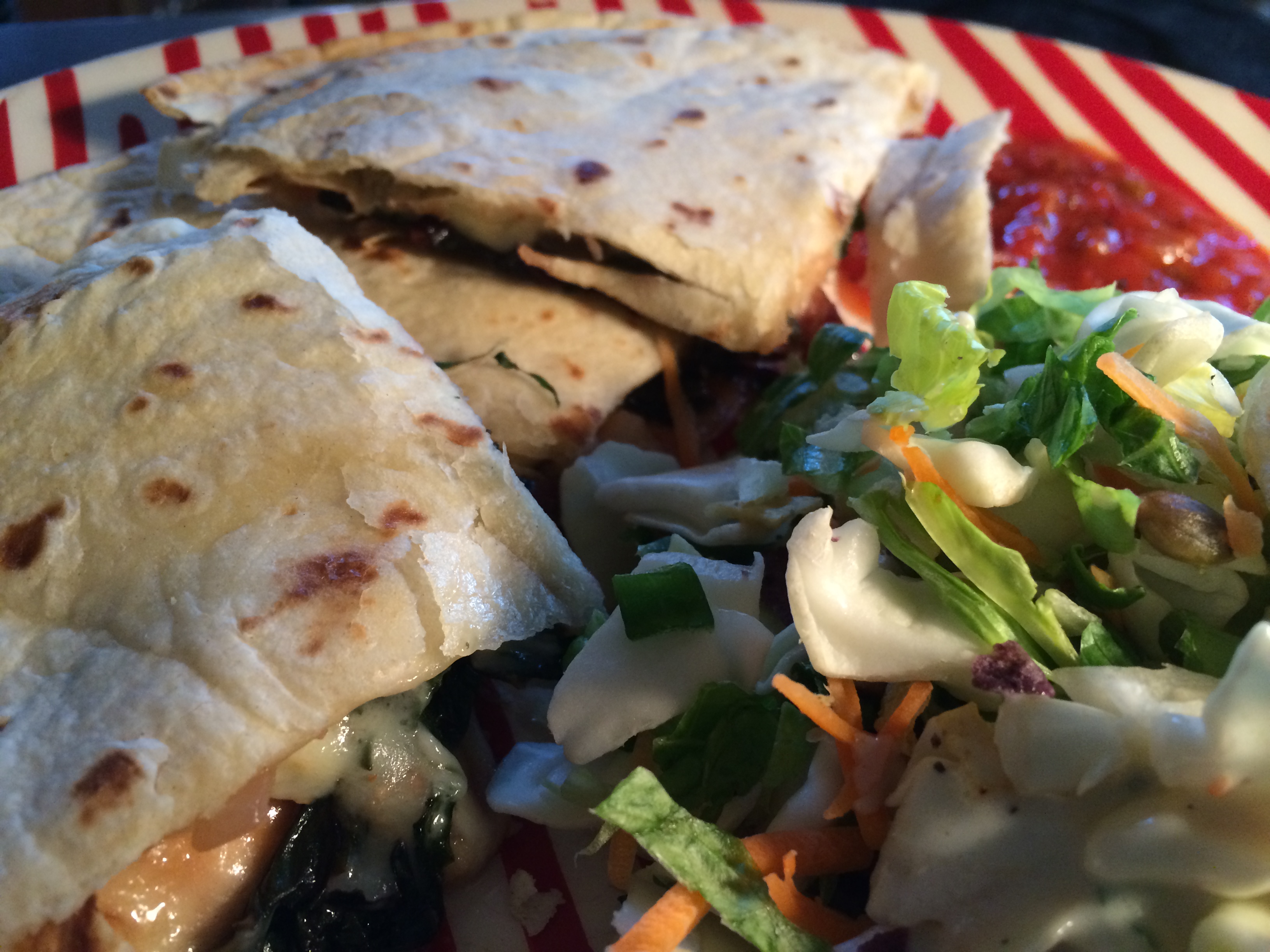 Swiss Chard Quesadillas.