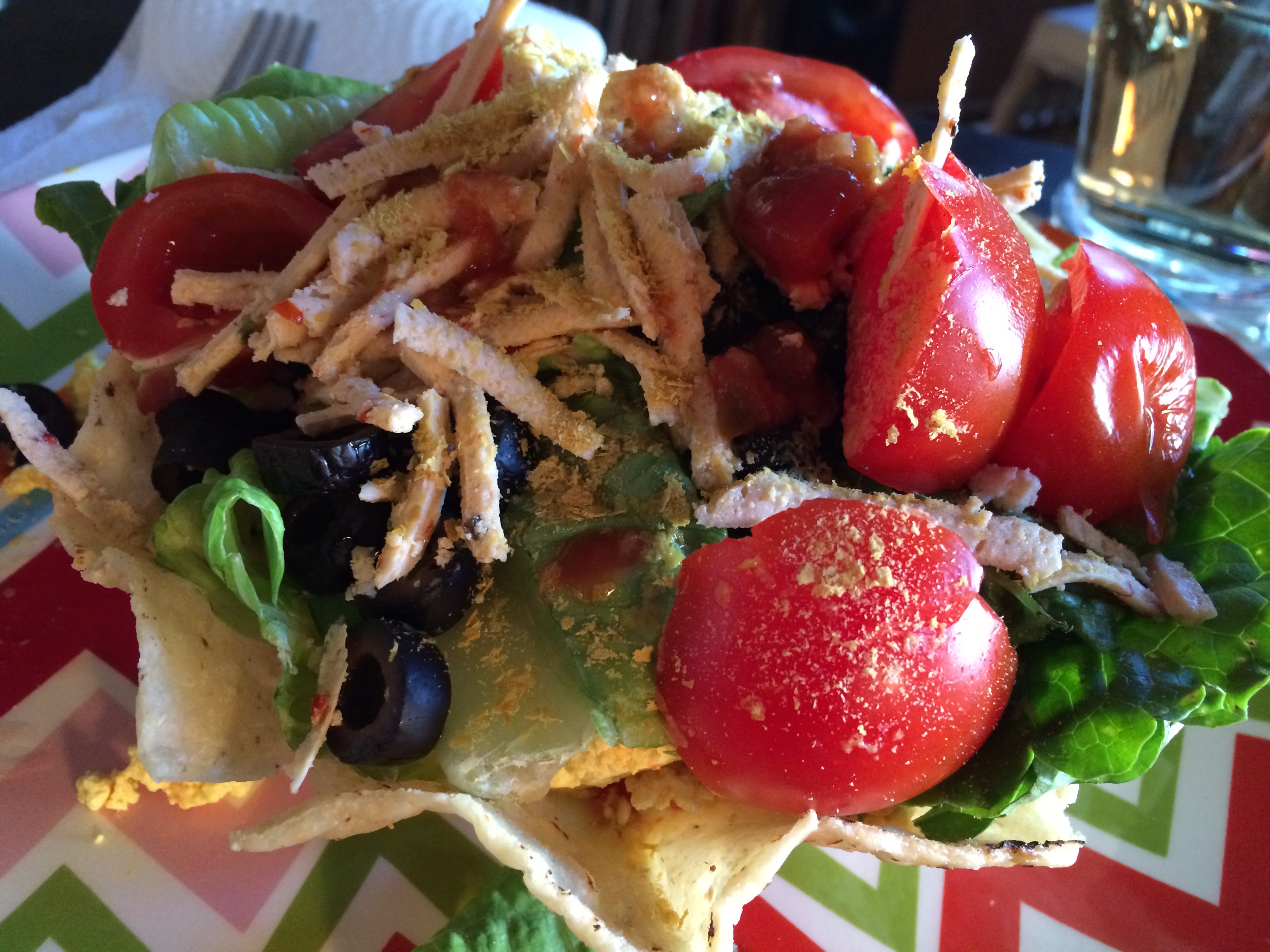Tofu Scramble Taco Salad.